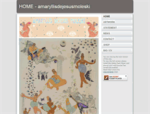 Tablet Screenshot of amaryllisdejesusmoleski.com